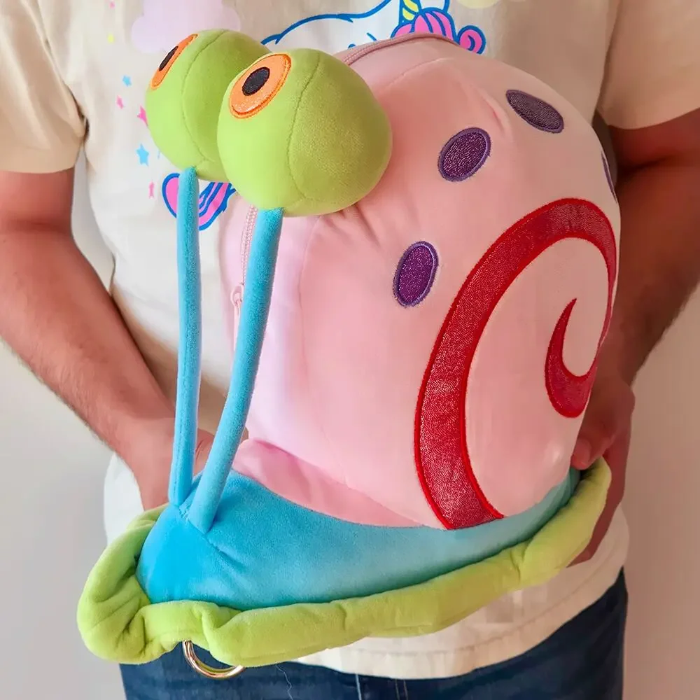 Dolls Kill x SpongeBob Snailing Around Plush Backpack Gary the Snail Bag